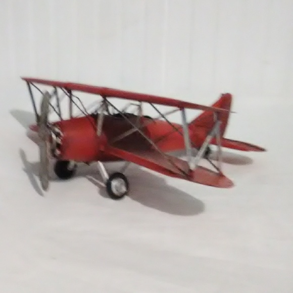 Metal Red Barron War Plane - Picture 4 of 8